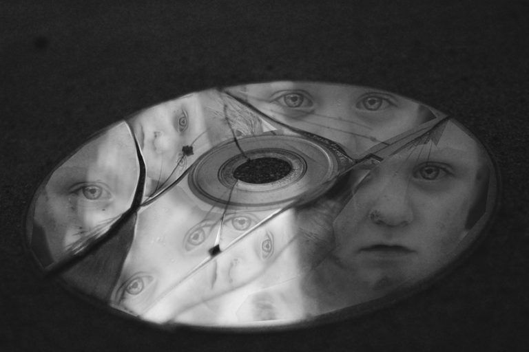 Fractured CD Shape Portrait