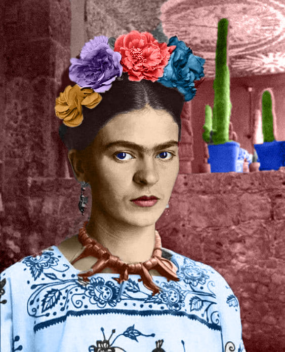 Colorize Black and White Photos Frida Inspired